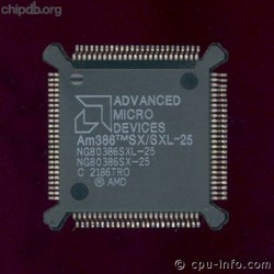 AMD NG80386SX/SXL-25 rev C