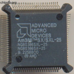 AMD NG80386SX/SXL-25 rev B