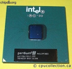 Intel Pentium III 667/256/133/1.65V SL3XW Philippines