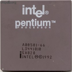 Intel Pentium A80501-66 SX828