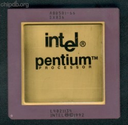 Intel Pentium A80501-66 SX836
