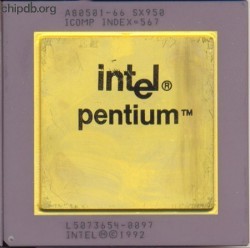 Intel Pentium A80501-66 SX950