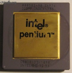 Intel Pentium A80502-90 SX976