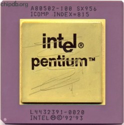 Intel Pentium A80502-100 SX956