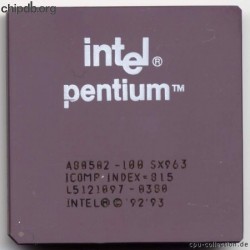 Intel Pentium A80502-100 SX963 PENTIUM TM