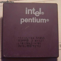 Intel Pentium A80502166 SY055 ICOMP 2