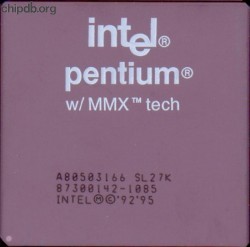 Intel Pentium A80503166 SL27K