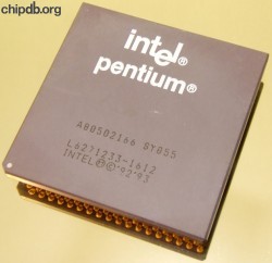 Intel Pentium A80502166 SY055 No iCOMP