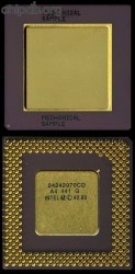 Intel Pentium gold top Mechanical Sample