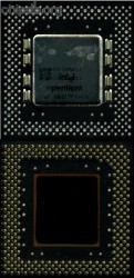 Intel Pentium PPGA MECH SAMPLE diff print