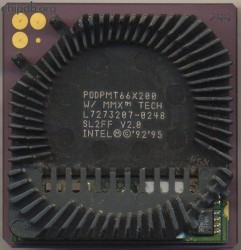 Intel Pentium Overdrive PODPMT66X200 SL2FF V2.0