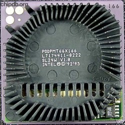 Intel Pentium Overdrive PODPMT66X166 SL24W V1.0
