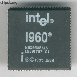 Intel i960 N80960SA16 1985 1989