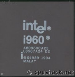 Intel i960 A80960CA25 white print