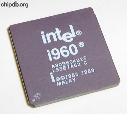 Intel i960 A80960KB25 white print