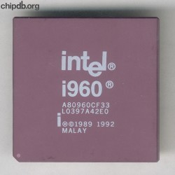 Intel i960 A80960CF33 white print
