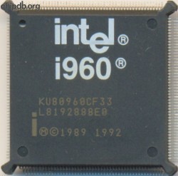 Intel i960 KU80960CF33 black print