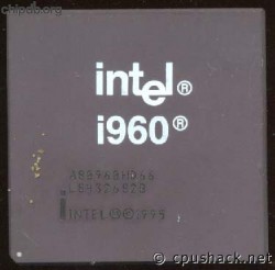 Intel i960 A80960HD66 black print Intel i960 A80960HD66 black print