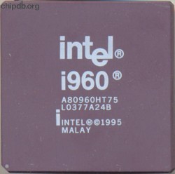 Intel i960 A80960HT75 white print Intel i960 A80960HT75 white print