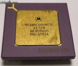 Motorola MC68HC000RC10 four rows