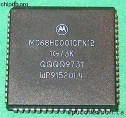 Motorola MC68HC001CFN12