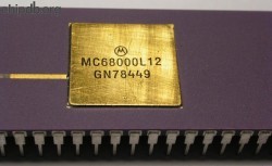 Motorola MC68000L12 two rows