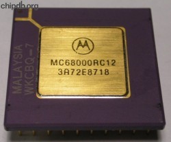 Motorola MC68000RC12 two rows