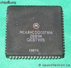 Motorola MC68HC000IFN16