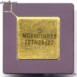 Motorola MC68010R12 triangle in corner