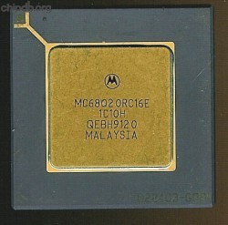 Motorola MC68020RC16E four rows text