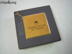 Motorola MC68020RC16E two rows text