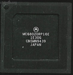 Motorola MC68020RP16E diff print