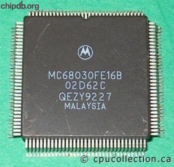 Motorola MC68030FE16B Motorola MC68030FE16B