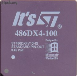 ST 486DX4-100 ST486DX4V10HS win logo ST 486DX4-100 ST486DX4V10HS win logo