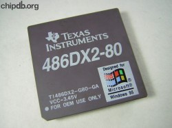 Texas Instruments TI486DX2-G80-GA diff print