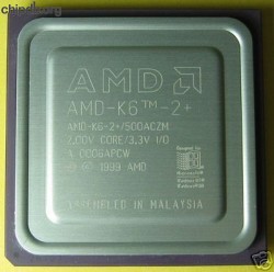 AMD AMD-K6-2+/500ACZM with 2.00V print