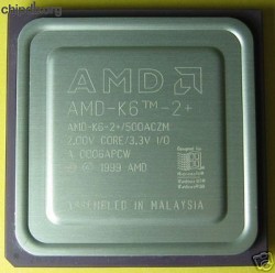 AMD AMD-K6-2+/500ACZM with 2.00V print AMD AMD-K6-2+/500ACZM with 2.00V print