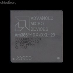 AMD A80386DX/DXL-20 rev C AMD A80386DX/DXL-20 rev C