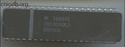 National Semiconductor INS8080AJ D8080A diff print