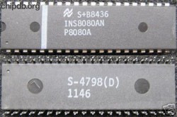 National Semiconductor INS8080AN diff print