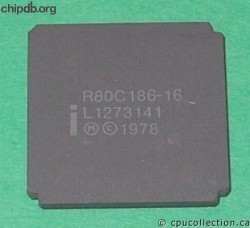 Intel R80C186-16