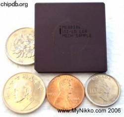 Intel MG80386 Mech. sample