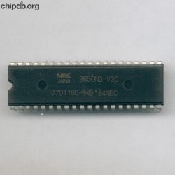 NEC D70116C-8 V30 NEC JAPAN diff logo