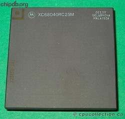 Motorola XC68040RC25M Dot