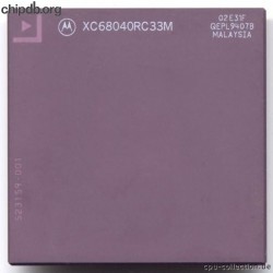 Motorola XC68040RC33M arrow in corner