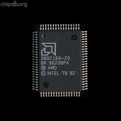 AMD S80C186-20 Big logo