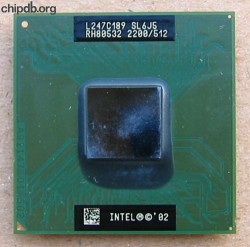 Intel Pentium 4-M Mobile RH80532 2200/512 SL6J5