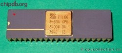 Zilog Z80A 8400 Customer Sample