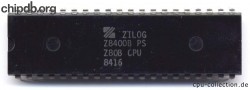 Zilog Z8400BPS diff print Zilog Z8400BPS diff print