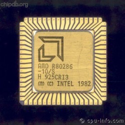 AMD R80286-10/S big logo no AMD